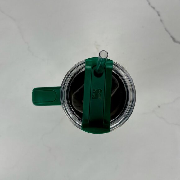 Stanley Oasis Collection 20oz Flowstate Tumbler Emerald Cabana Gloss Stripes - Picture 4 of 5